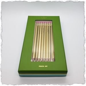 NWT KATE SPADE GOLD PENCIL SET